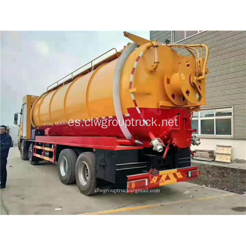 Camión de aguas residuales 8x4 Dongfeng 18cbm